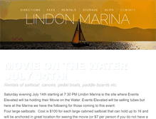 Tablet Screenshot of lindonmarina.com